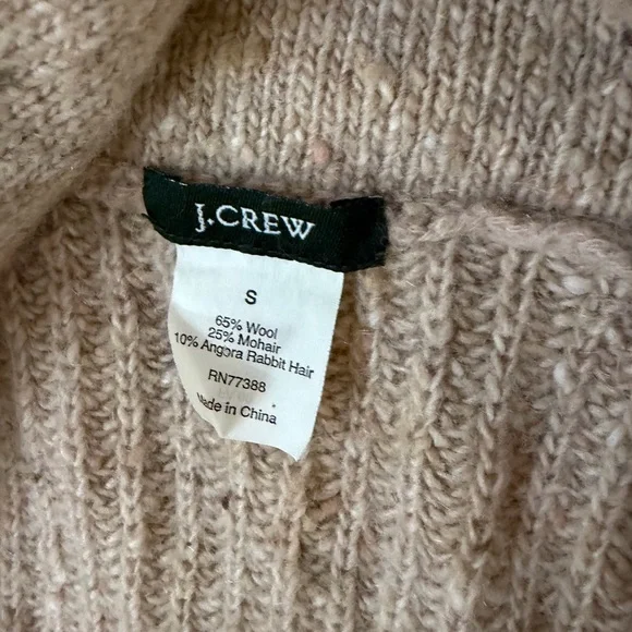 J. Crew Taupe Button-Up Wool Blend Cardigan - Picture 7 of 10